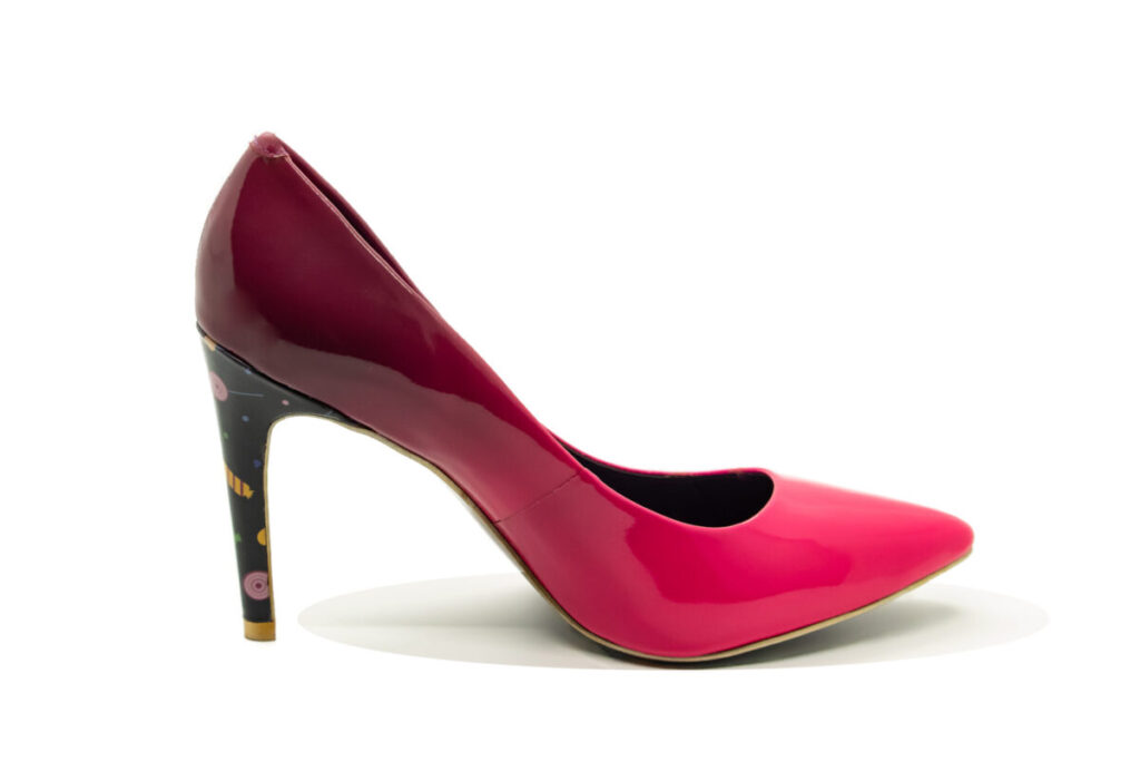Pink heels for women